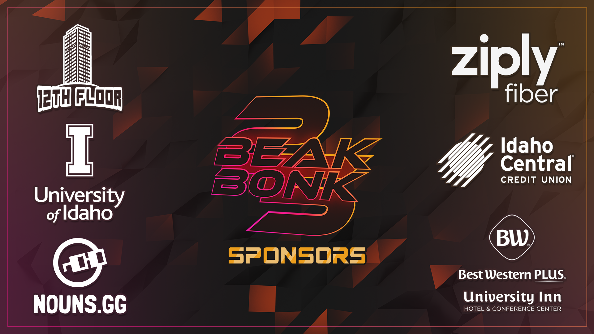 Beak Bonk 2025 Sponsors
